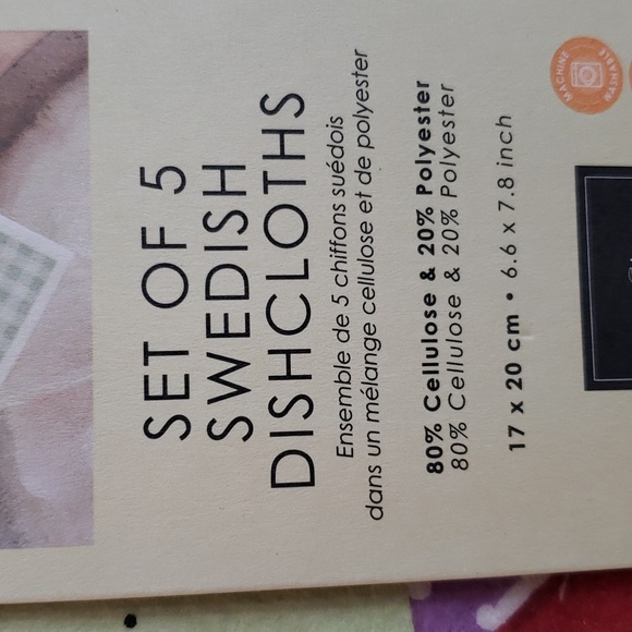 Set of 5 Swedish Dishcloths NWT - Picture 4 of 10